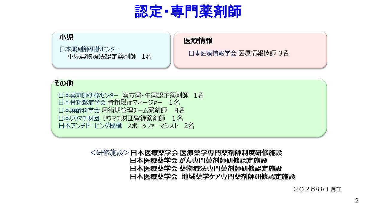 認定薬剤師2